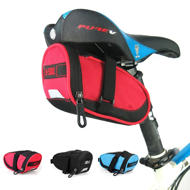 

Bike Bags Waterproof Bicycle Saddle Bags Seat Cycling Tail Rear Pouch Bag Riding Storage Saddle Bag Accessories
