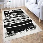 180SX JPN серия 3D печать комната спальня противоскользящие плюшевые Коврики для пола домашние модные коврики Новинка Прямая поставка