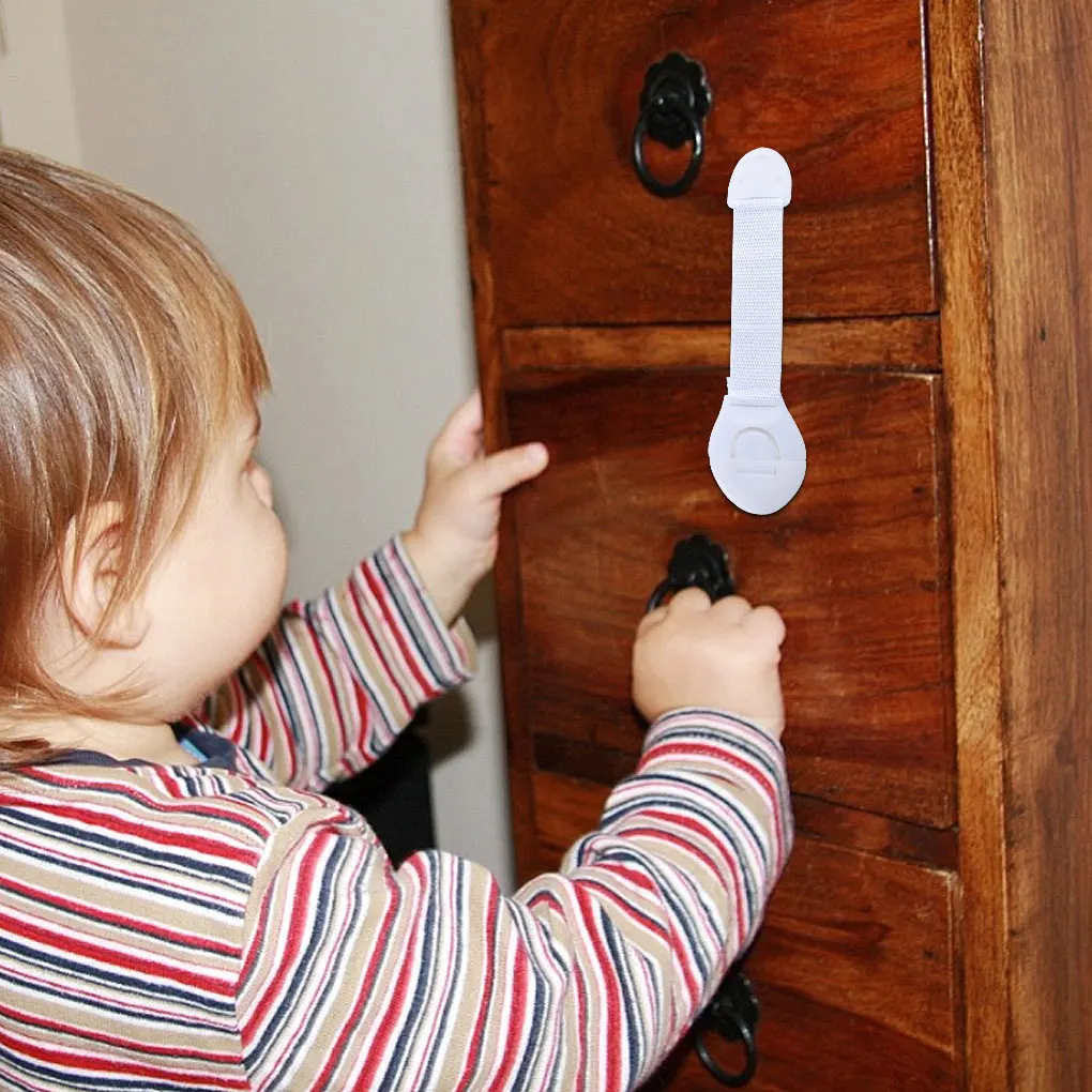 

Baby Door Drawer Locks Infant Safety Locks Finger Protector Kids Plastic Protection Safety Lock