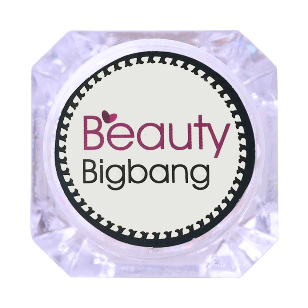 Beautybigbang 0,15 г Украшения Ногтей хлопья Хамелеон блестящая голографическая пигмент аксессуары для ногтей блестки хромированная пудра для ногтей
