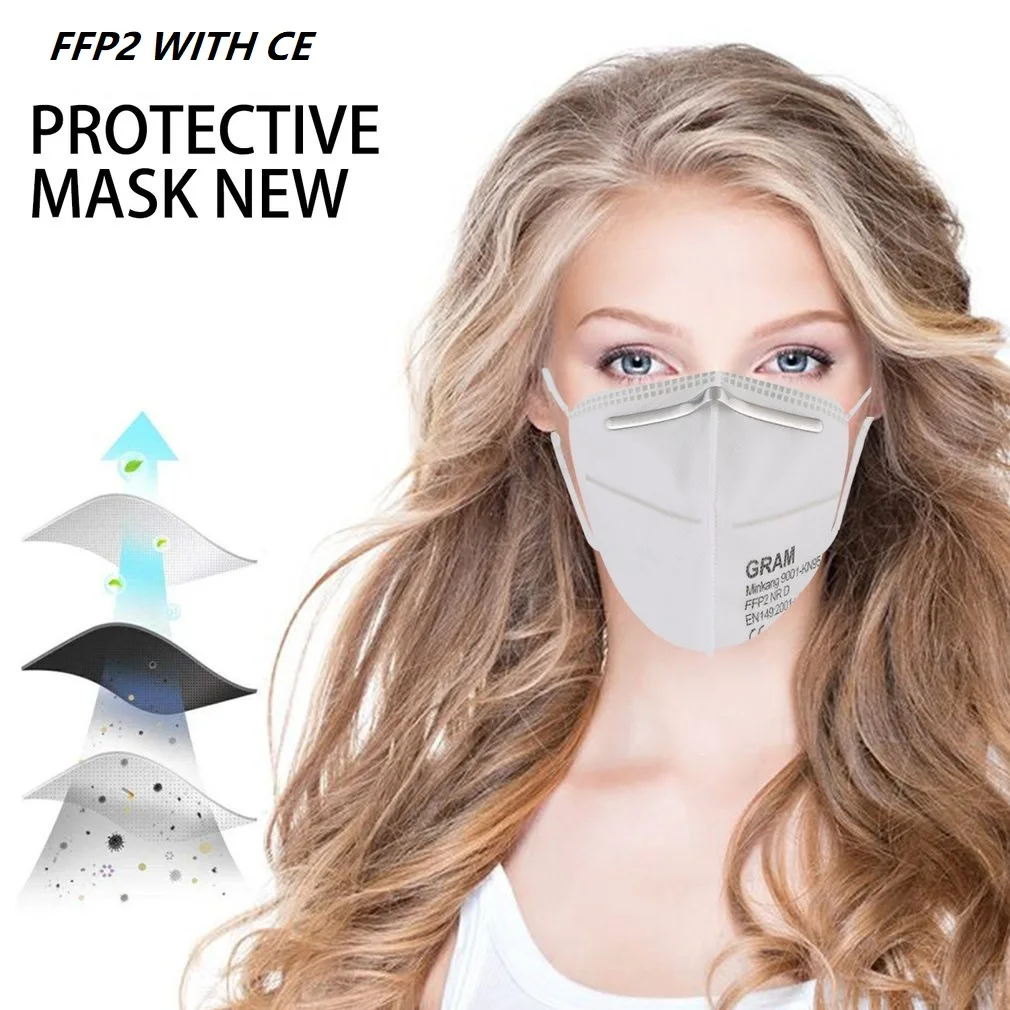 

1/10/5 шт FFP2 защитная маска Анти-пыль маска Удобная уличная маска для лица дышащий анти-спрей уход за кожей лица маска