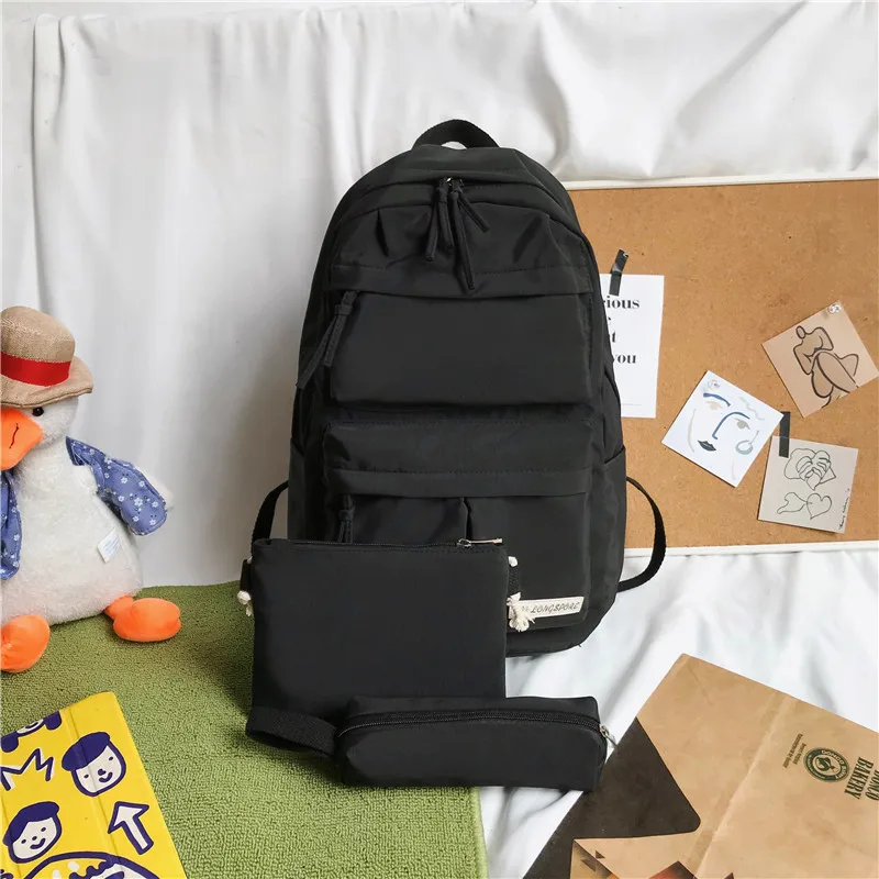 Набор из 3 шт. школьных сумок для девочек водонепроницаемые школьные ранцы