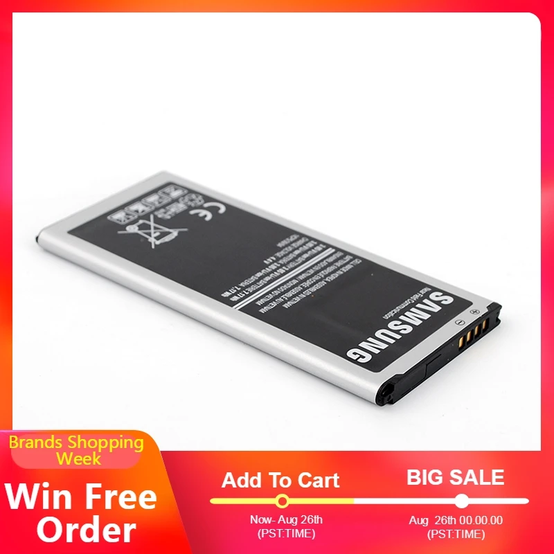 Оригинальный сменный аккумулятор для телефона EB-BG850BBE samsung GALAXY Alpha SM-G850F G850M G850T G8508S