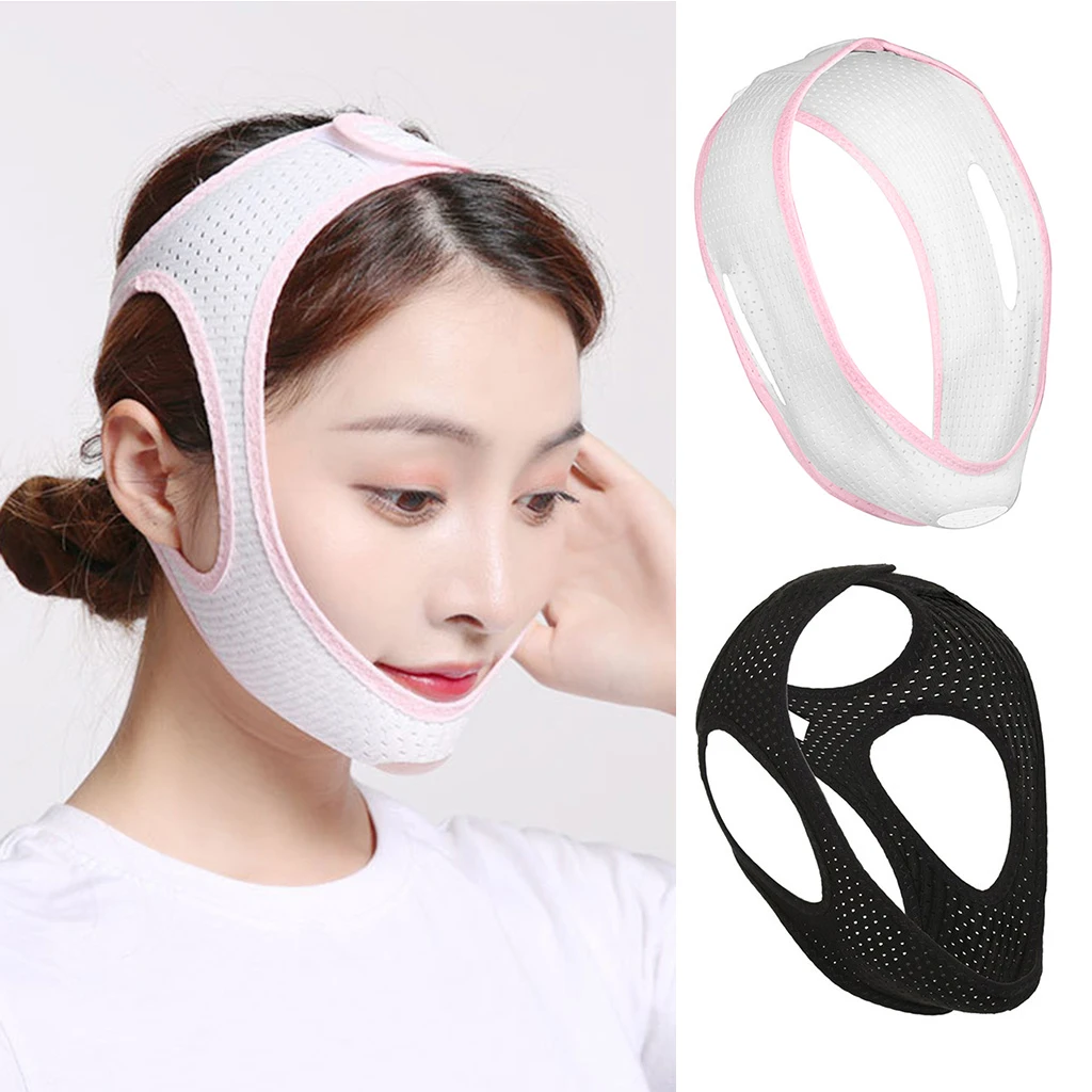 Ремешок для подбородка с защитой от храпа регулируемый эластичный сетчатый