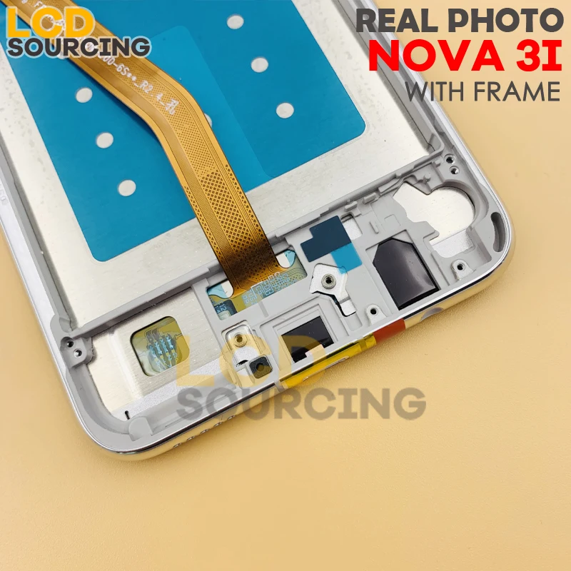 6," для huawei Nova 3 lcd PAR LX1 сенсорный экран панель дигитайзер сборка Рамка для Nova 3i дисплей Замена INE-LX2