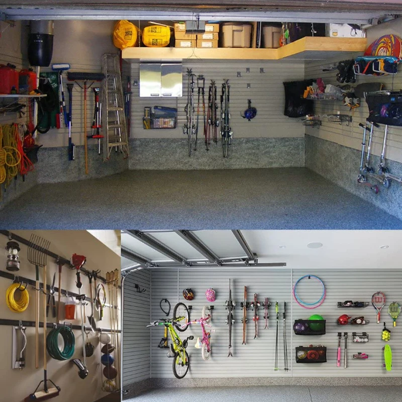 New Hook Garage Storage Tool Wall-Mounted Heavy-Duty U-Shaped Holder Double Organizer Non-Slip Coating Supplies | Дом и сад