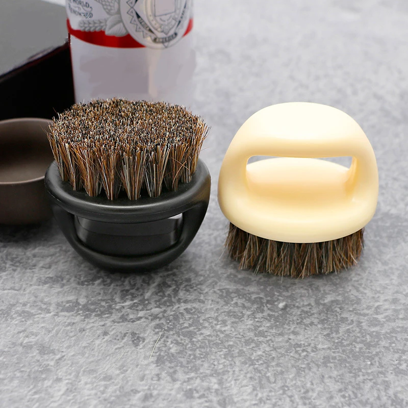 Мужская щетка для бритья кольцо дизайн лошадь грива щетина пластиковая ручка