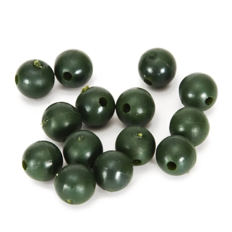 50Pcs/Set Rubber Pearl Fishing Bean Rig Accessories 8mm 6mm Round Carp Beads Tackle Rigs tools | Спорт и развлечения