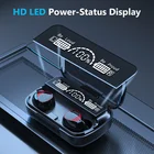 M10 TWS беспроводные наушники Bluetooth 5,1 сенсорное управление наушники 9D стерео спортивные водонепроницаемые наушники с микрофоном зарядная коробка