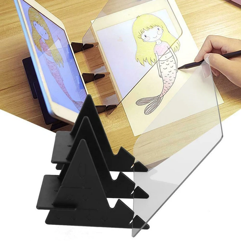 

LED Projection Drawing Copy Board Projector Painting Tracing Board Sketch Specular Reflection Dimming Bracket Holder