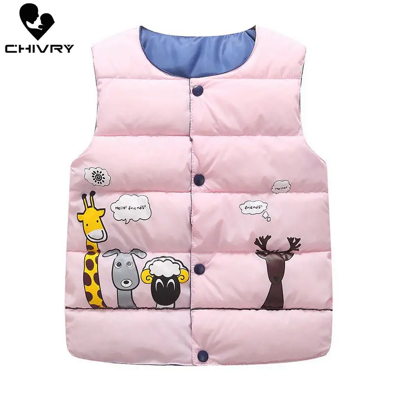 Осень-зима 2019 новый шерстяной жилет без рукавов для мальчиков и девочек куртка с