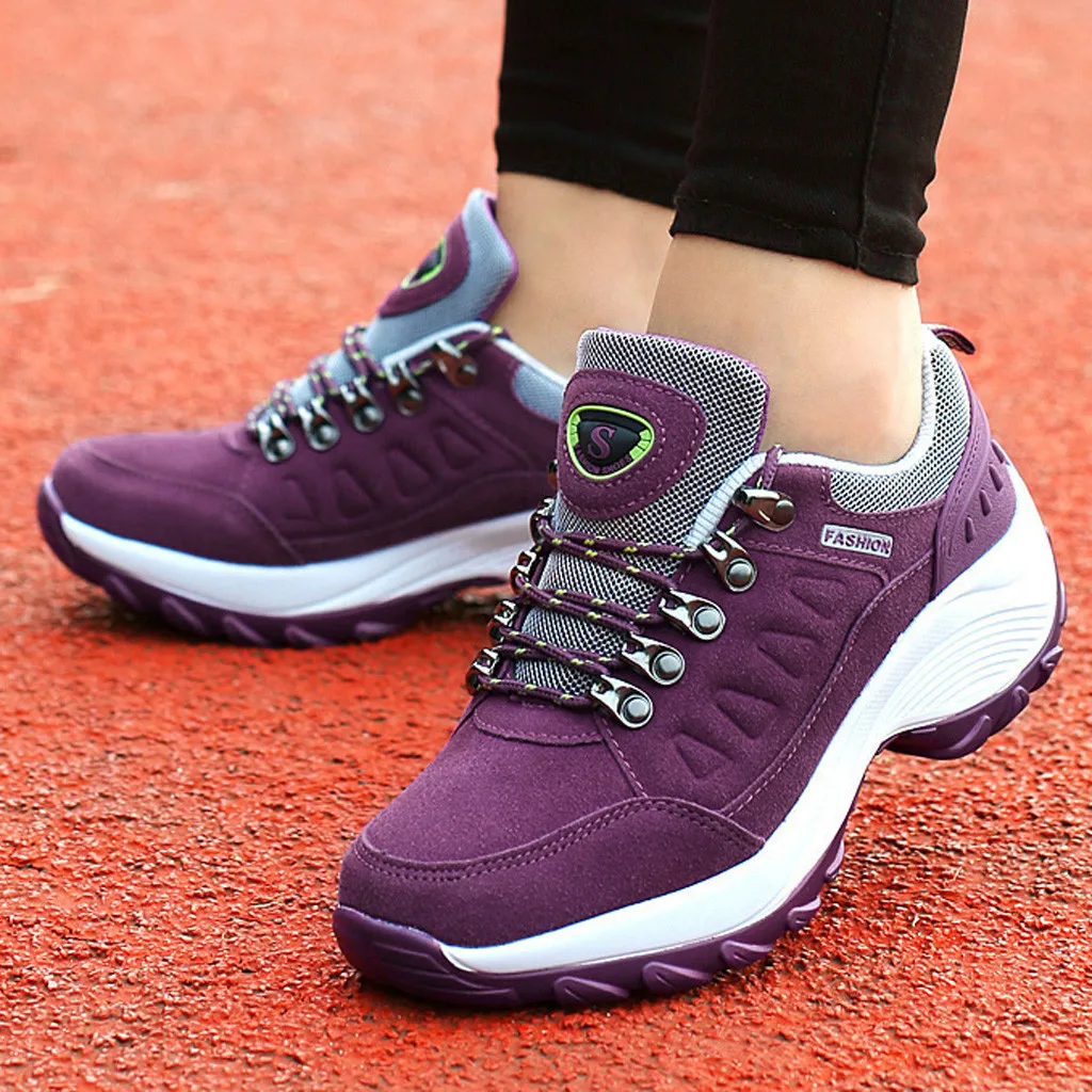 Женские кроссовки 2019 года Модные женские на платформе удобные дышащие сетчатые