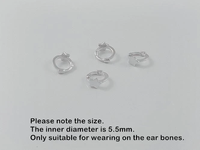 925 пробы серебряные серьги с полыми звездами и бабочками украшения для ушей |