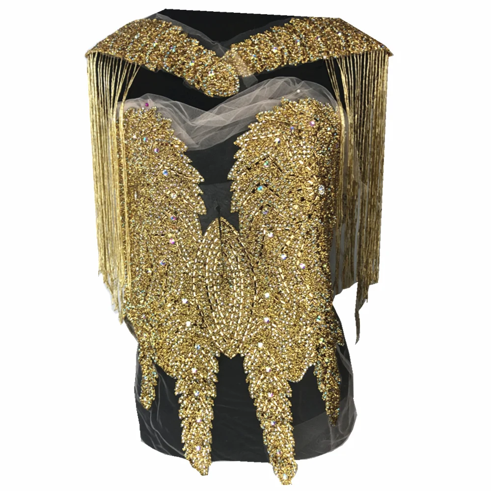 Золотые и серебряные Переводные Стразы мотив горячей фиксации стразы s украшение