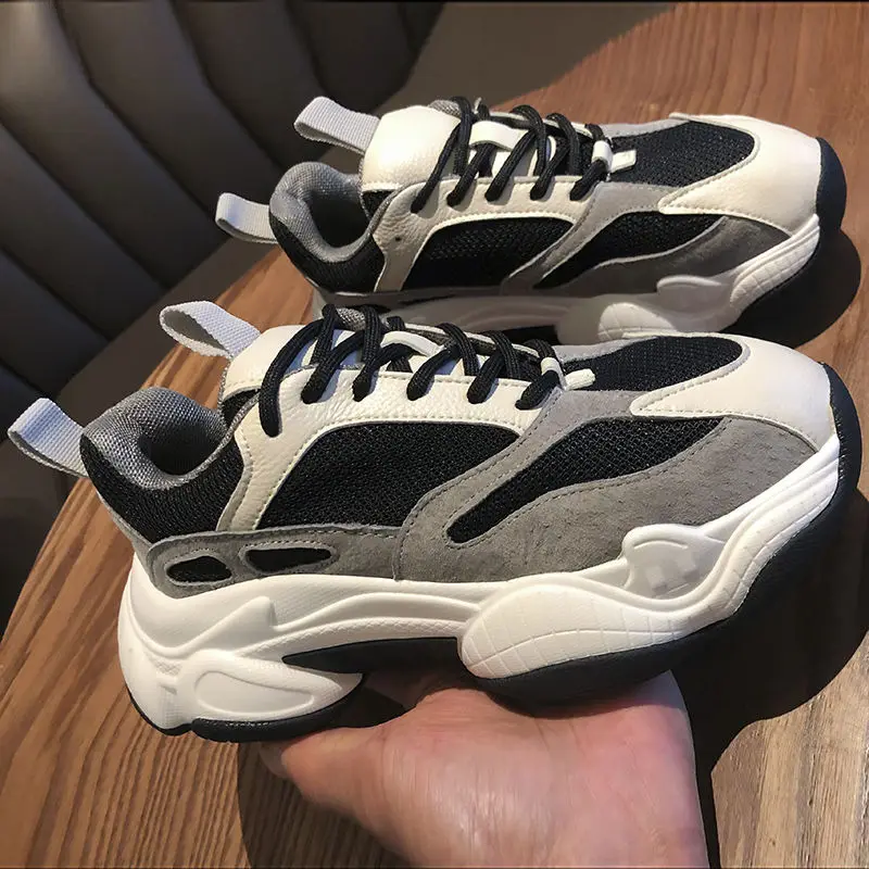 Женская обувь Новинка 2019 года сезон весна-осень сетчатая Уличная в стиле хип-хоп