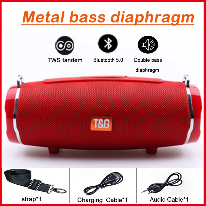 Bluetooth динамик TWS couplet беспроводной открытый водонепроницаемый портативный 3D