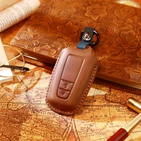 car key cover suitable for toyota camry asia dragon crazy horse leather key cover leather car keychain