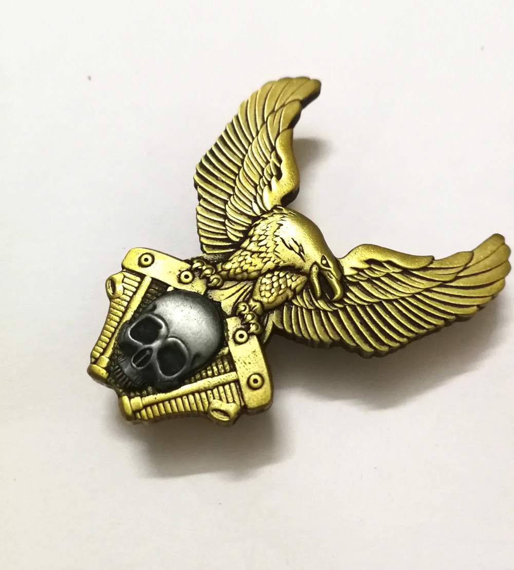 Двигатель Байкер риэр Орел двигателя броши для одежды жилет обувь поясная сумка