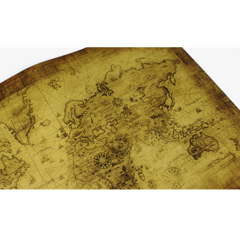 Винтажная карта мира