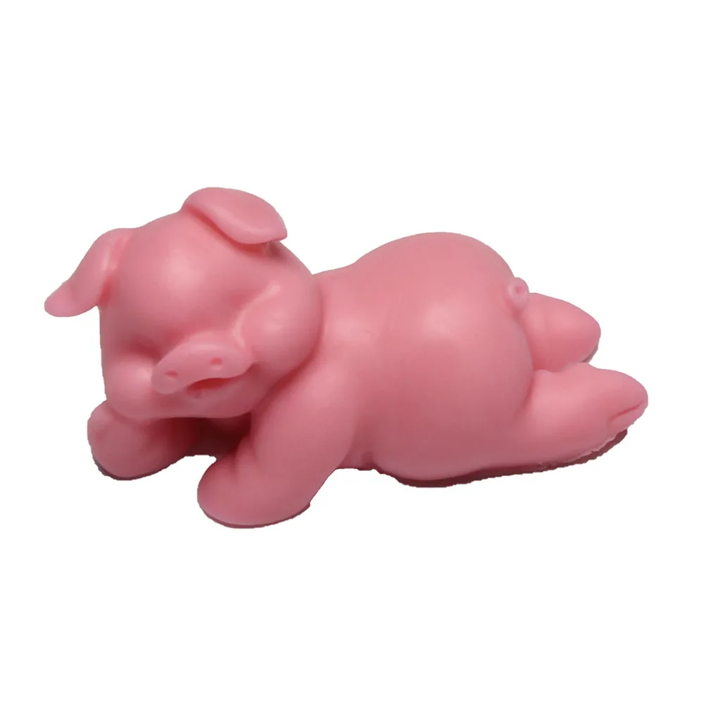 BB003 3D Silicone Cake Mold Pig Shape Handmade Fondant Soap Mould For Decorating Kitchen Accessories | Tools