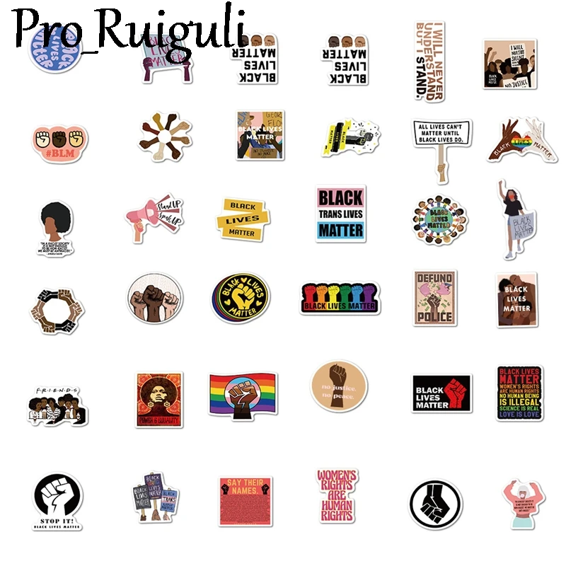 50 шт. наклейки для скрапбукинга черного цвета водонепроницаемые скейтборда