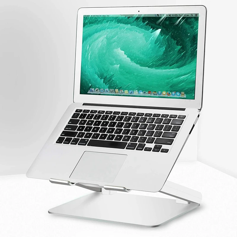 

10 to 17.3 Inches Notebook, Multi-Angle Adjustable Ergonomic Aluminum Riser Holder with Cooling Fan USB Hub