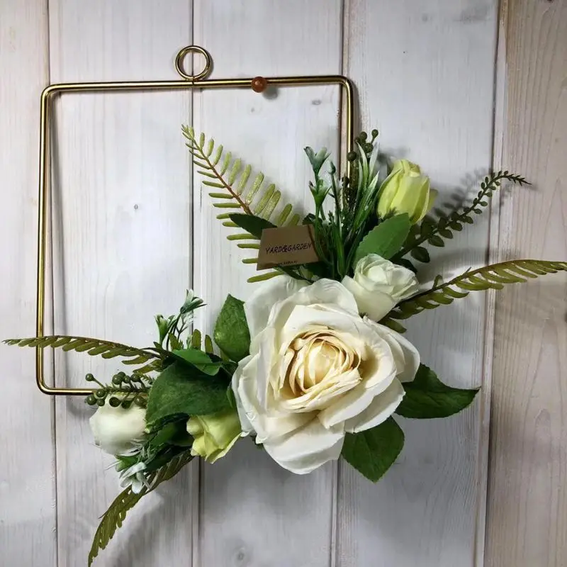 Геометрическая металлическая гирлянда подвесное украшение для дома