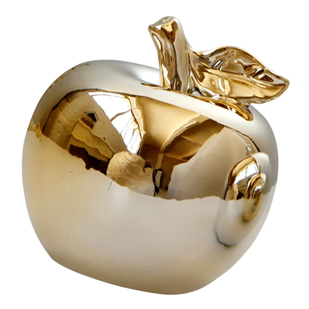 

1Pc Creative Apple Desktop Adornment Decorative Christmas Supply Table Craft