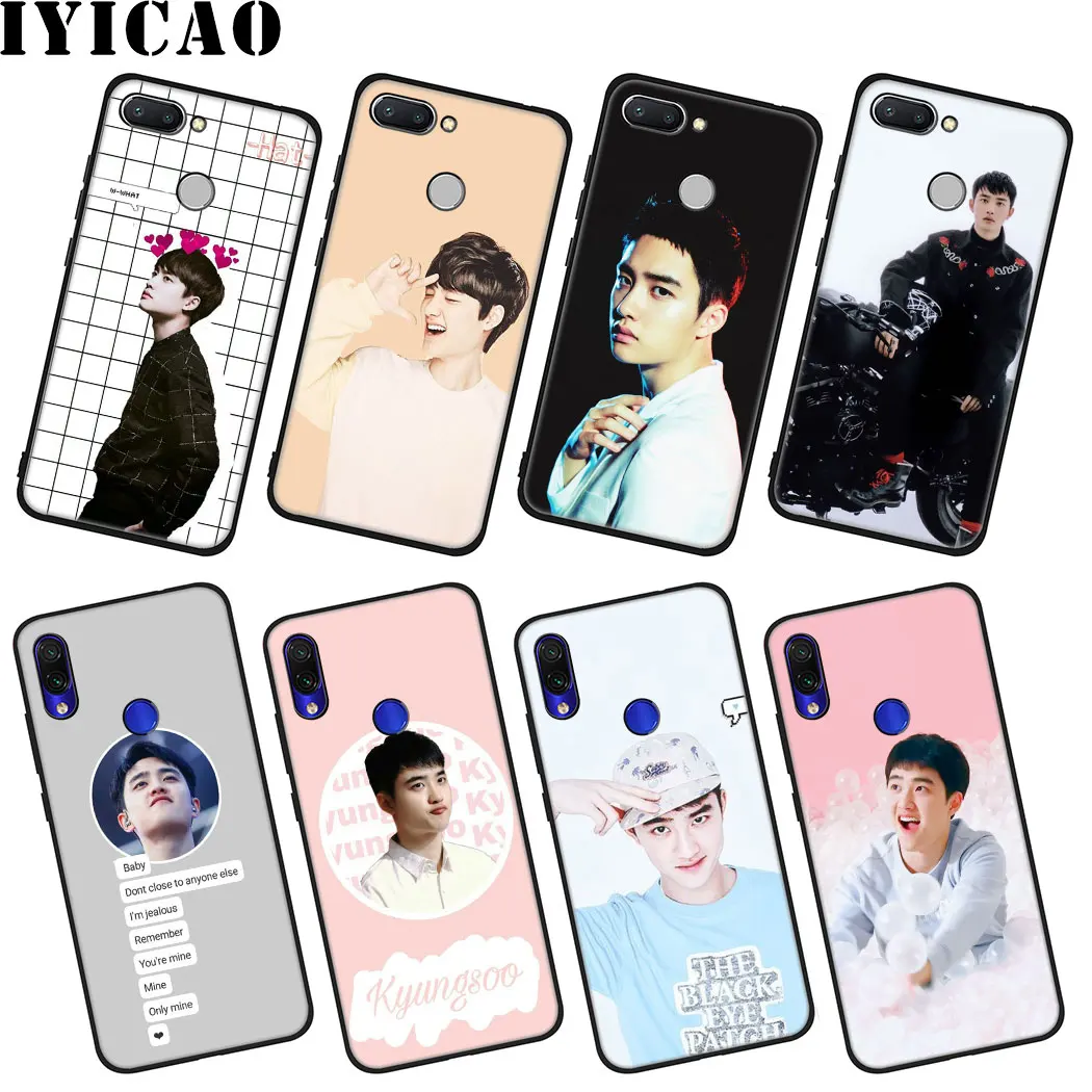 IYICAO EXO D.O. Doh Kyungsoo Soft Silicone Case for Xiaomi Redmi Go S2 K20 6 Pro 8A 7 7A 6A 5A 4A 5 Plus 4X |