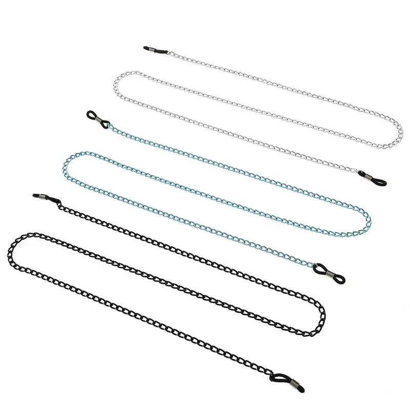 Металлическая цепочка для очков держатель с регулируемыми концами фиксирующий