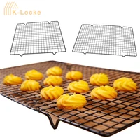 multi functional household baking cooling rack stainless steel wire grid tray kitchen cake food baking non stick cooling rack