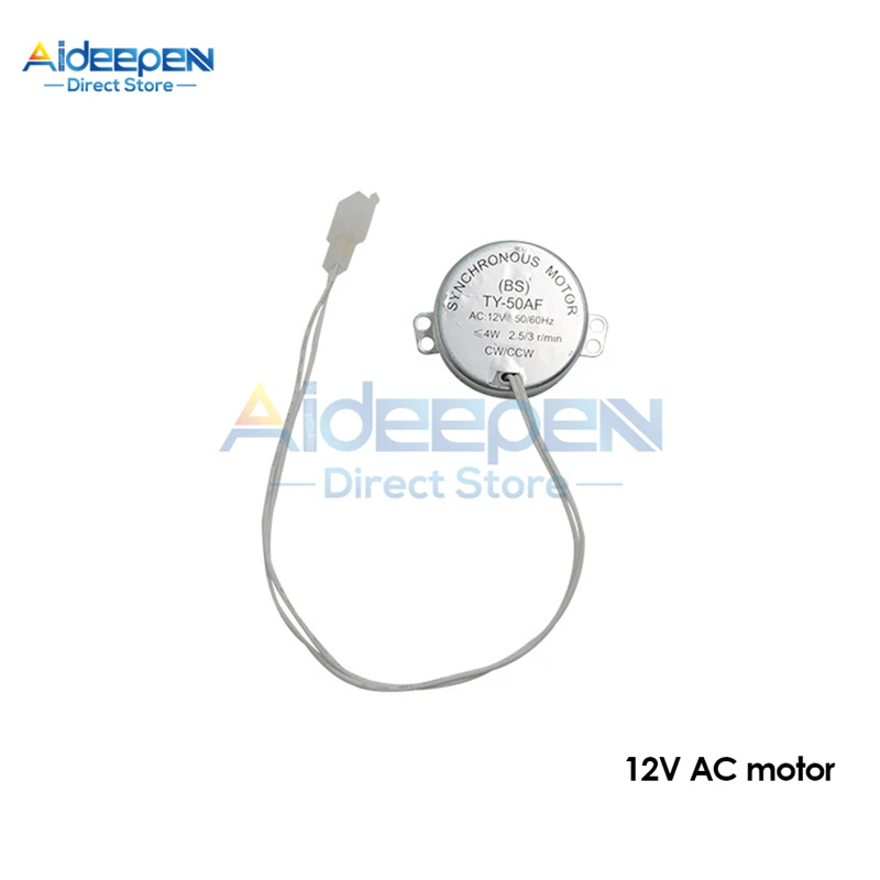 2.5-3 r/min Automatic Incubator Motor TY-50AF AC 110V 220V 12V 50/60Hz Torque 4KGF.CM 4W CW/CCW Low Speed Egg Turning Mini - купить по