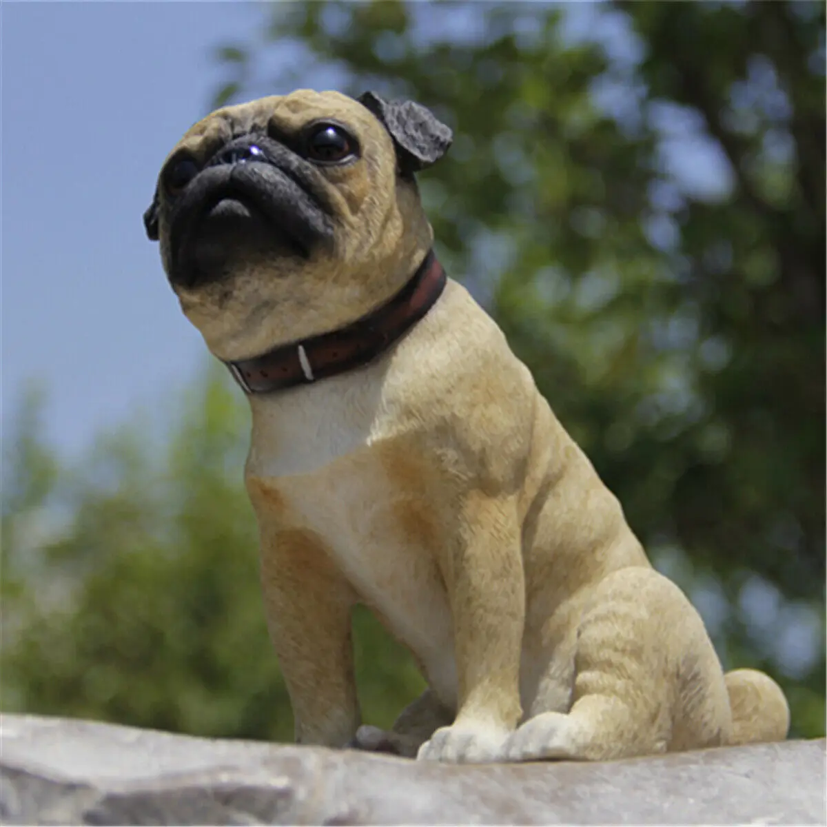 JJM большая мопса собака фигурка для домашних животных Canidae коллектор Canis lupus