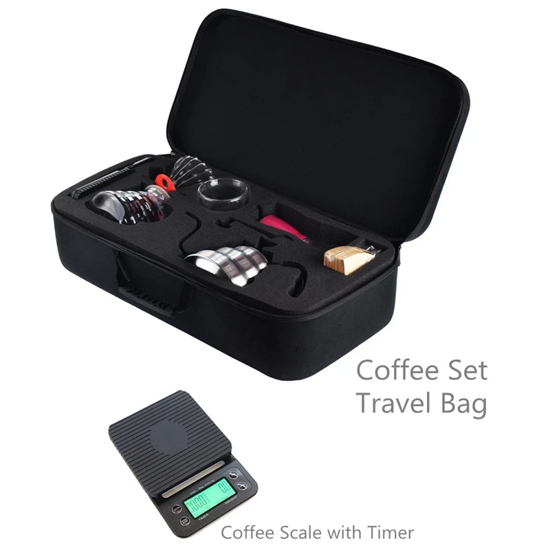 

Household V60 Coffee Dripper Set Travel Coffee Tea Tools Coffee Brewing Filter Cup Accessories