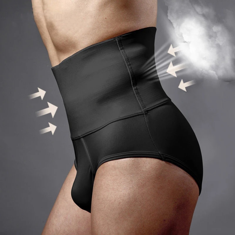 

Men Tummy Control Shorts Body Shaper Compression High Waist Trainer Belly Tummy Control Slimming Shapewear Boxer Underwear Fajas