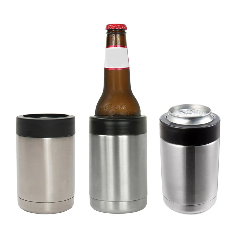 

12/16 OZ Stainless Steel Beer Bottle Cold Keeper Can/ Holder Double Wall Vacuum Insulated Cooler Bar Accessories