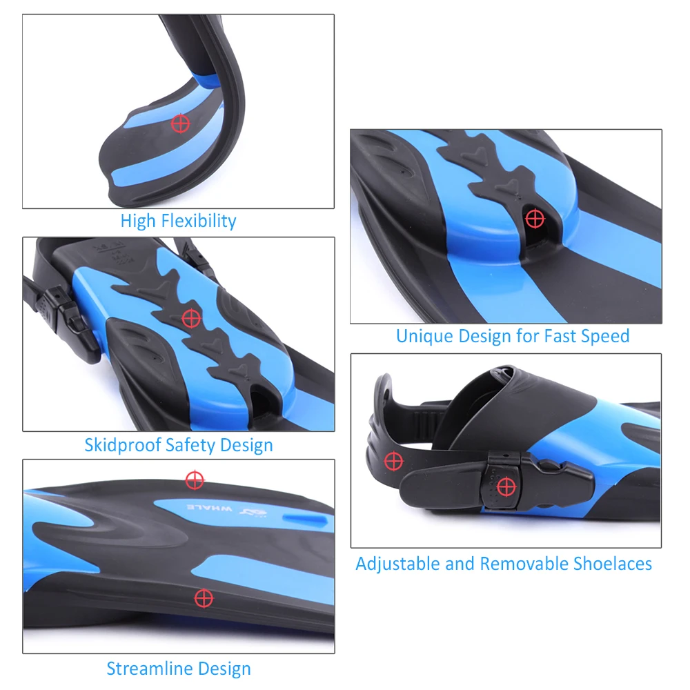 Профессиональная маска для подводного плавания набор очки ласты анти-туман