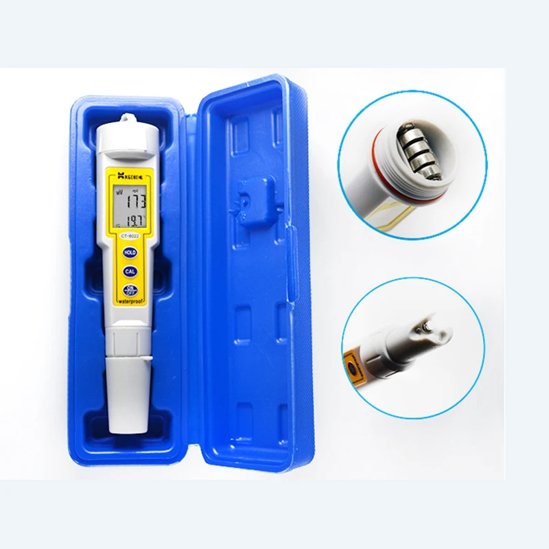 Цифровой измеритель окисления kedida портативный водонепроницаемый потенциометр