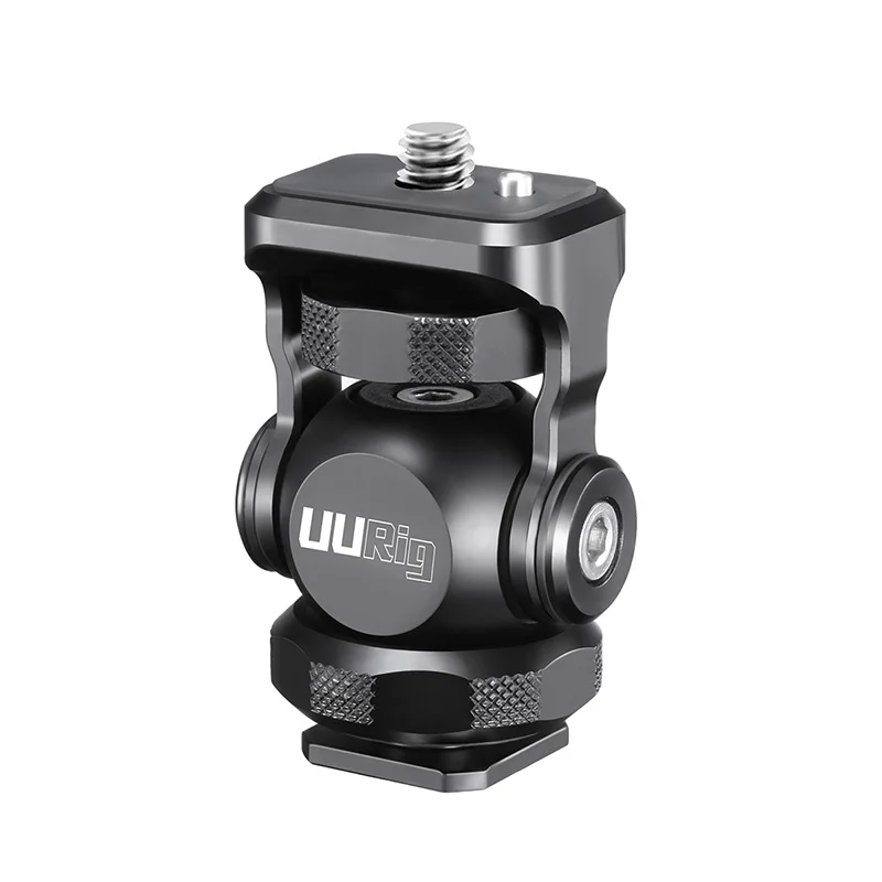 UURig R015 универсальный монитор адаптер держатель с Arri 1/4 винт холодной обуви видео камера кронштейн для монитора холодной обуви - Цвет: Черный