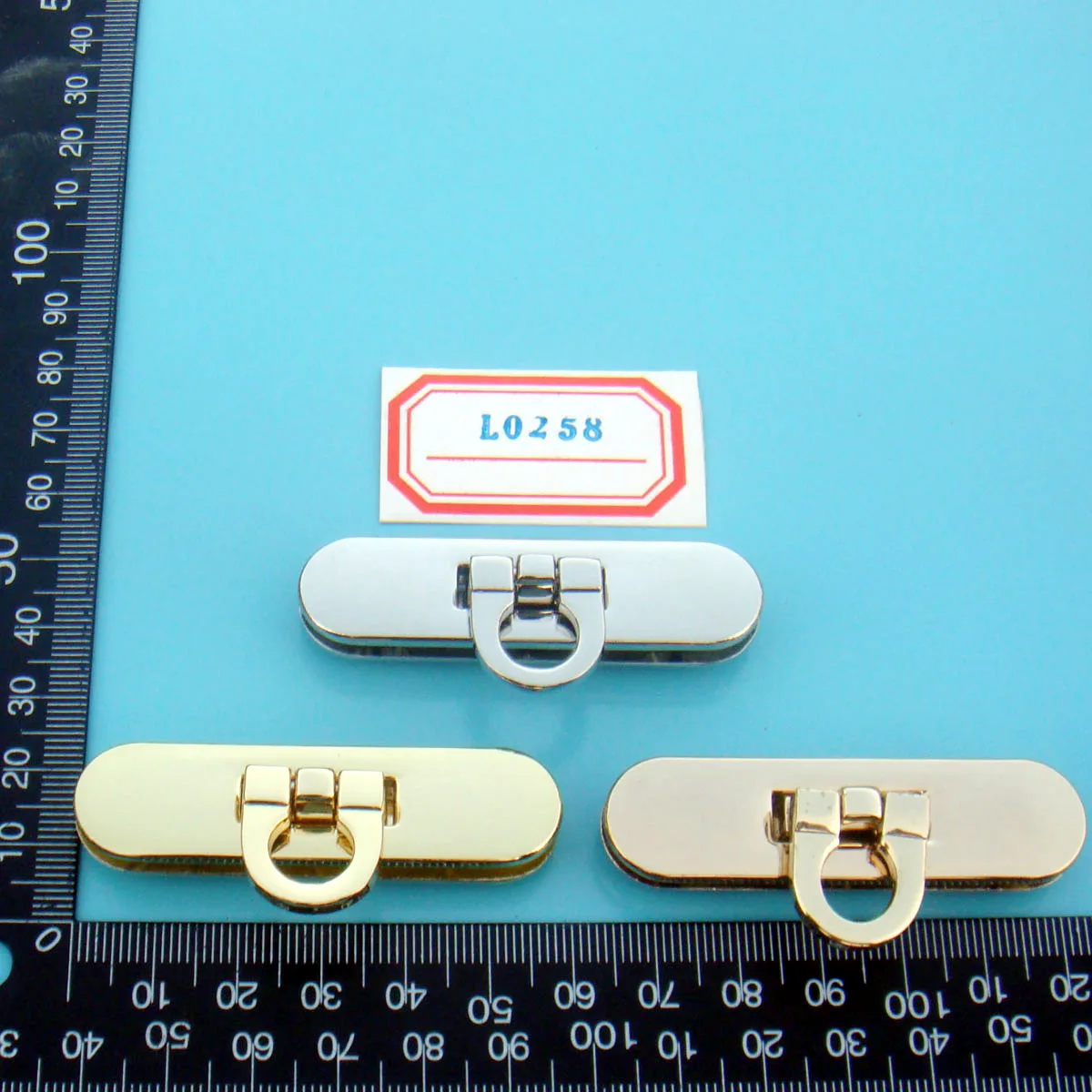 10 компл./Лот поворотный замок застежка Женская сумочка Кожаные детали кошелек