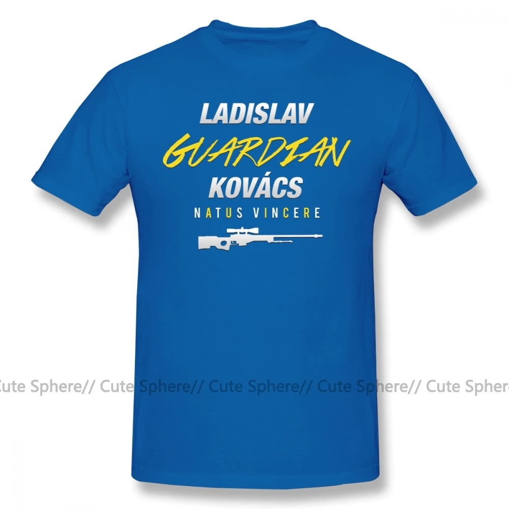 Natus Vincere, футболка Guardian CSGO, Мужская футболка с коротким рукавом, футболка с принтом, потрясающая Повседневная футболка, плюс размер - Цвет: Blue