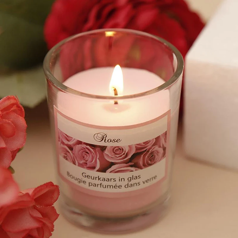 Натуральное эфирное масло соевая фотосвеча стеклянные свечи украшение для дома -