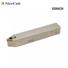 Nicecutt токарный станок с ЧПУ SDNCN, Внешний поворотный держатель для DCMT, твердосплавная режущая пластина