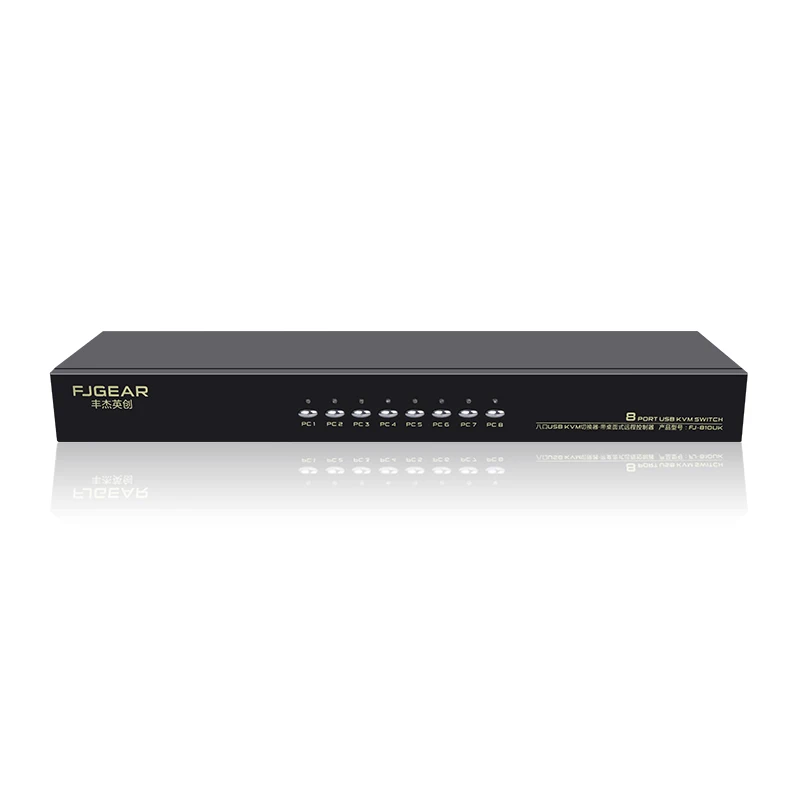Коммутатор VGA 8-in-1-out KVM переключатель 8-in-out 8-Порты и разъёмы USB блок главного