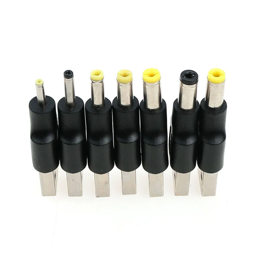 ChengHaoRan USB to DC Power Plug A Male Jack 5.5*2.5 5.5*2.1 4.8*1.7 2.5*0.7mm Connector 5V Charger Adapter | Компьютеры и офис