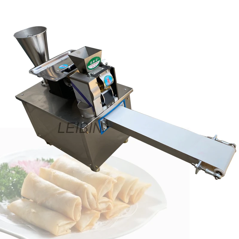 

Dumplings Skin Maker Commercial Household Using Automatic Wonton And Dumpling Press Machine EU/AU/UK/US Plug