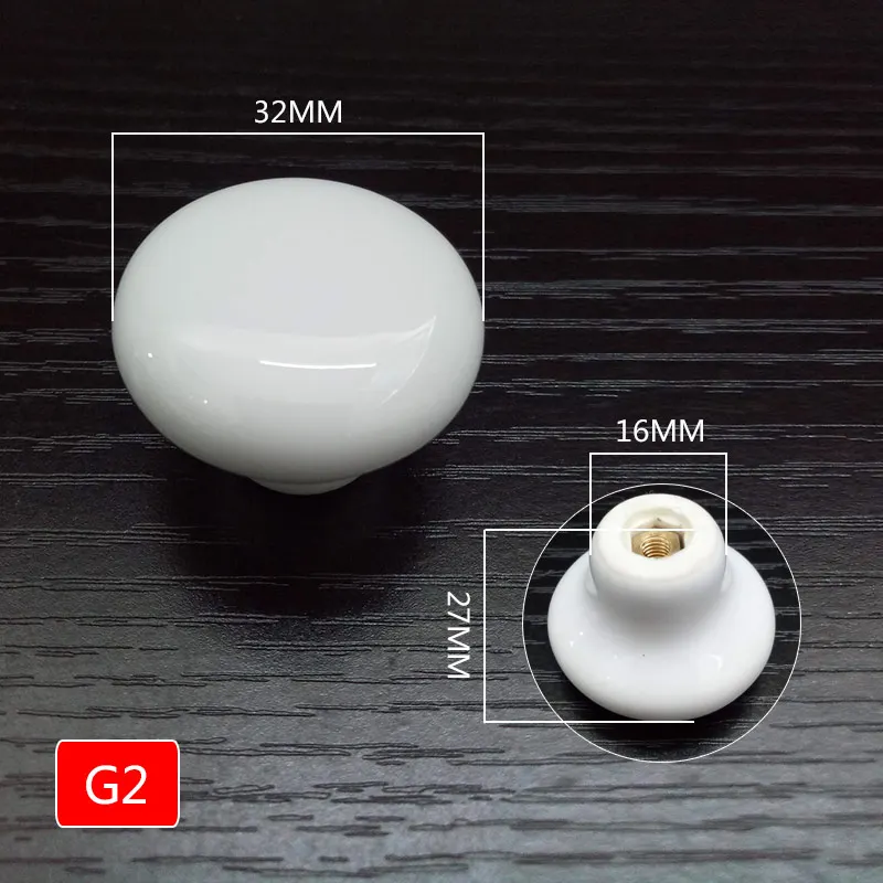 G2 Белый цвет роза lotus love простые мебельные ручки под одно отверстие CeramicKitchen Мебельная ручка ящика шкафа - Цвет: G2