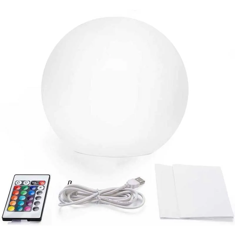 Плавающий Светильник для бассейна изменяющий цвет светодиодные шары светильник