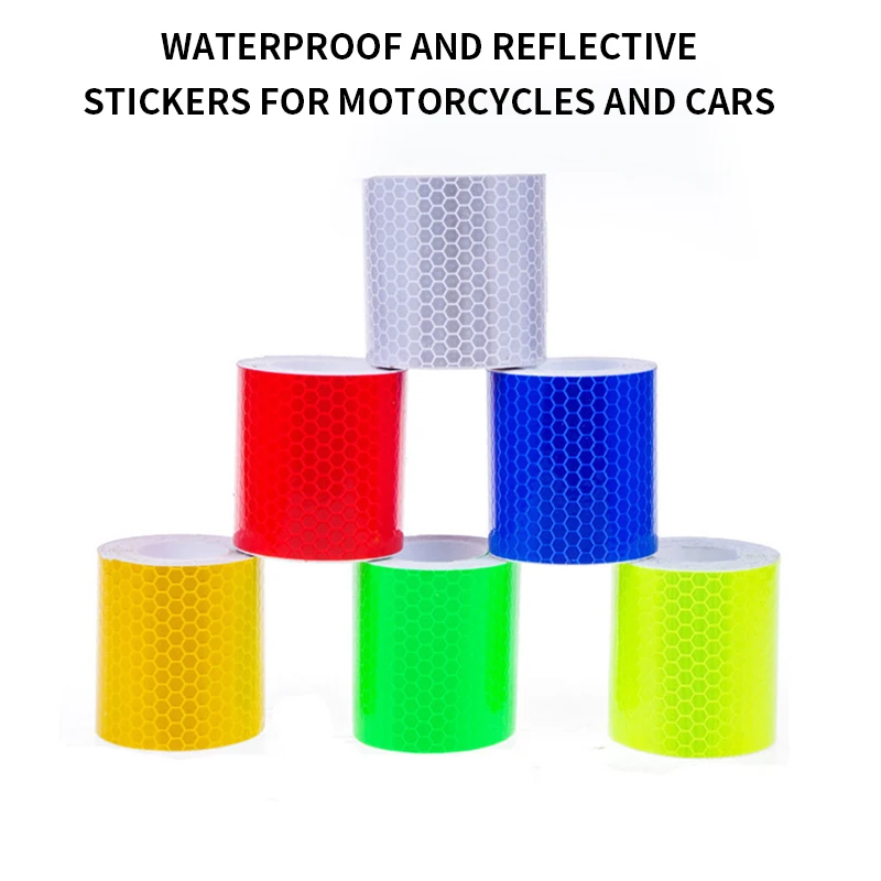 

Bike Reflective Stickers Cycling Fluorescent Reflective Tape MTB Bicycle Adhesive Tape Safety Decor Sticker Accessories