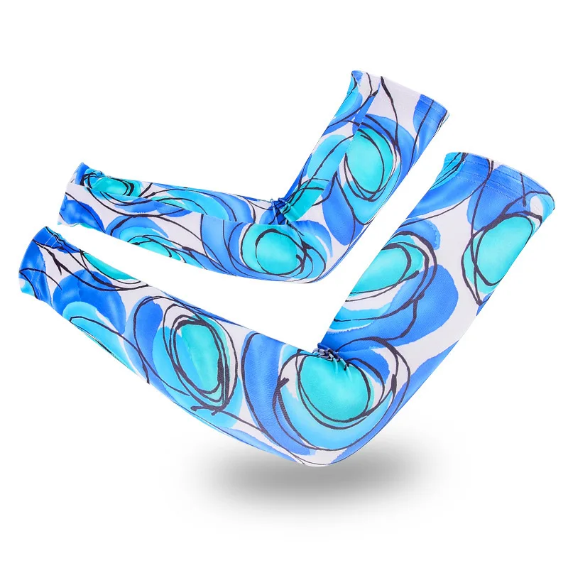 

Newly 1 Pair Cooling Arm Sleeves Long Sun UV Protection Men Women for Cycling Running Outdoor Sports BN99